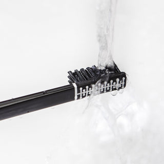 Black Antibacterial Toothbrush Medium Bristles With Calendar Base