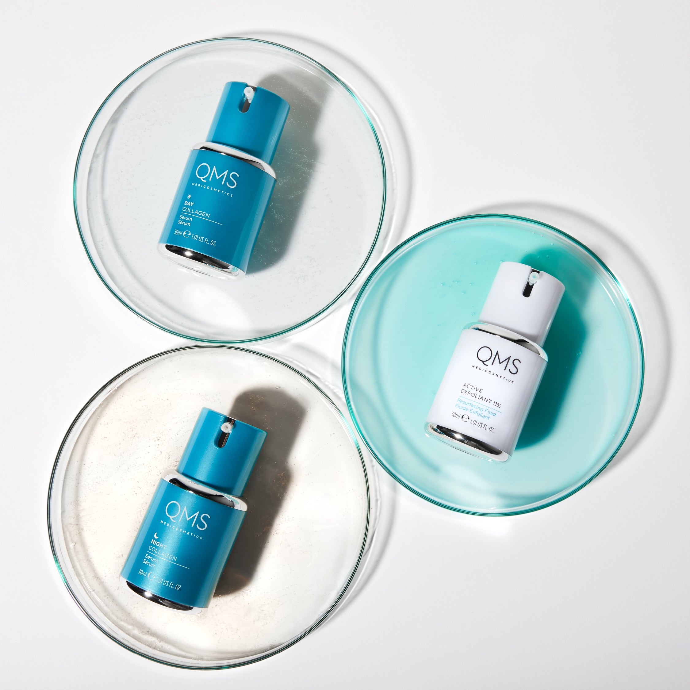 QMS MEDICOSMETICS Collagen System 3 Step Routine Set 90ml - John Bell ...