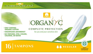 Tampons Regular 100% Organic Cotton 16 unit