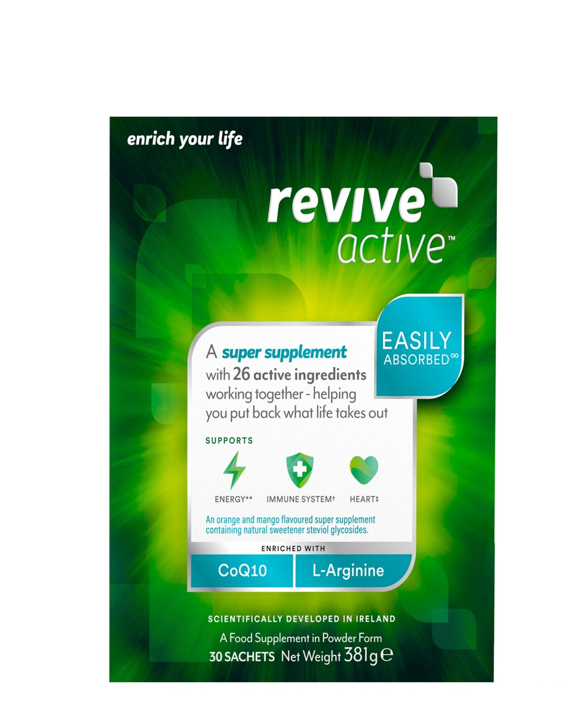 REVIVE ACTIVE Revive Active 7 sachets - John Bell & Croyden { 