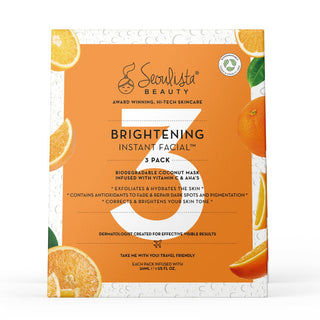 SEOULISTA BEAUTY Brightening Instant Facial 3 pack