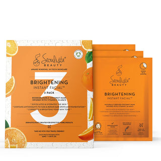 SEOULISTA BEAUTY Brightening Instant Facial 3 pack