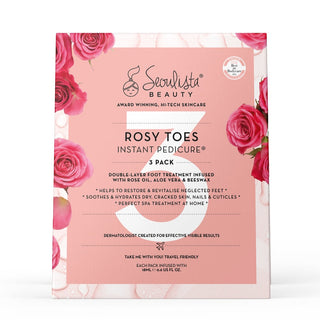 SEOULISTA BEAUTY Rosy Toes Instant Pedicure 3 pack