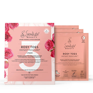 SEOULISTA BEAUTY Rosy Toes Instant Pedicure 3 pack