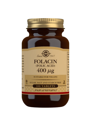 SOLGAR Folacin (Folic Acid) 400µg 100 tablets