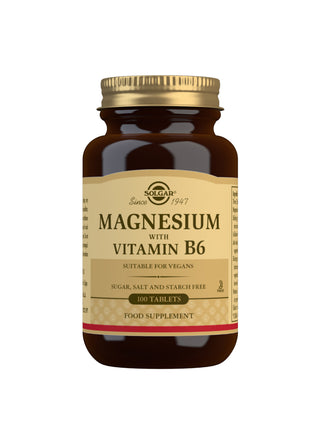 SOLGAR Magnesium with Vitamin B6 100 tablets