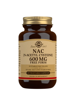SOLGAR NAC (N-Acetyl-L-Cysteine) 600mg 60 capsules