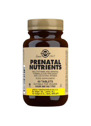 SOLGAR Prenatal Nutrients 60 tablets