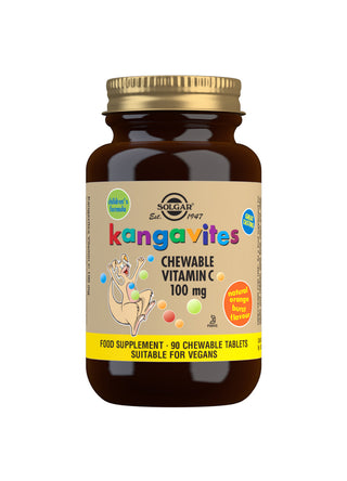 SOLGAR Kangavites Natural Orange Burst Vitamin C 100mg 90 tablets