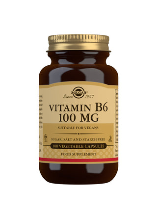 SOLGAR Vitamin B6 100mg 100 capsules