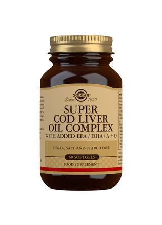 SOLGAR Super Cod Liver Oil Complex 60 capsules