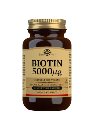 Biotin 5000µg 50 capsules