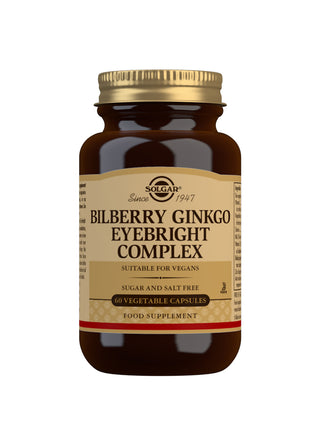 SOLGAR Bilberry Ginkgo Eyebright Complex 60 Capsules
