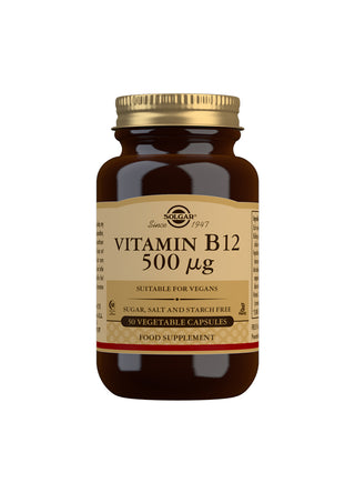 SOLGAR Vitamin B12 500µg 50 capsules