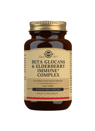 SOLGAR Beta Glucans & Elderberry Immune Complex 60 Capsules