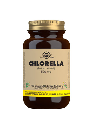 SOLGAR Chlorella 520mg 100 capsules