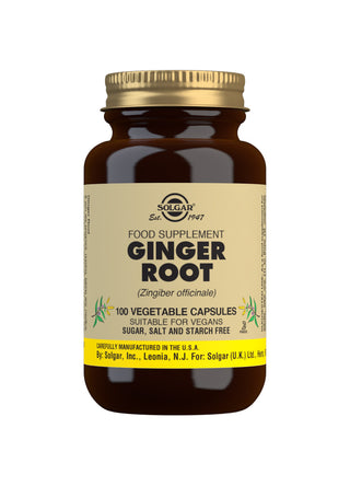 SOLGAR Ginger Root 100 capsules