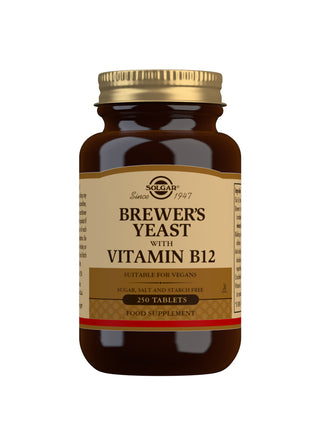 SOLGAR Brewer's Yeast with Vitamin B12 250 tablets