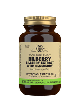 SOLGAR Bilberry Berry Extract with Blueberry 60 capsules
