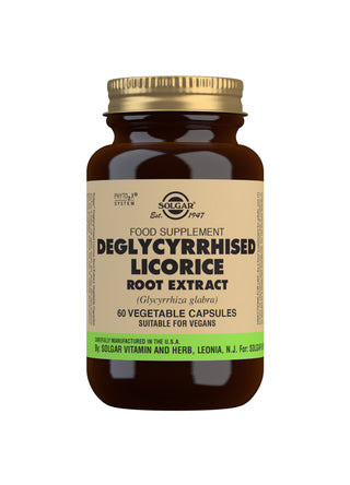 SOLGAR Deglycyrrhised Licorice Root Extract 60 capsules