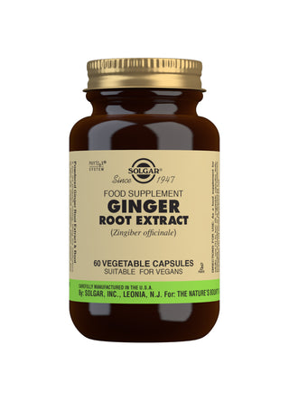 SOLGAR Ginger Root Extract 60 capsules