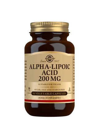 SOLGAR Alpha-Lipoic Acid 200mg 50 capsules