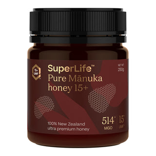 Pure Mānuka Honey 15+ MGO 514+ 250g