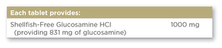 Glucosamine Hydrochloride 1000mg 60 tablets