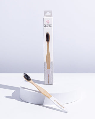 White Bamboo Toothbrush