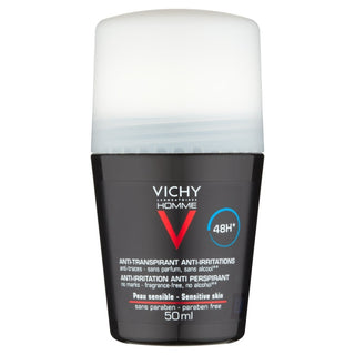 VICHY Homme 48Hr Deodorant Roll-On For Sensitive Skin 50ml