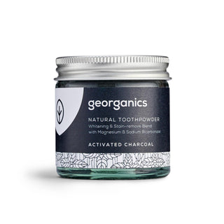 GEORGANICS Natural Toothpowder - Activated Charcoal 60ml