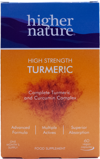 HIGHER NATURE High Strength Turmeric 60 capsules