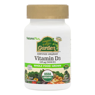 Organic Vitamin D3 5000 IU 60 capsules
