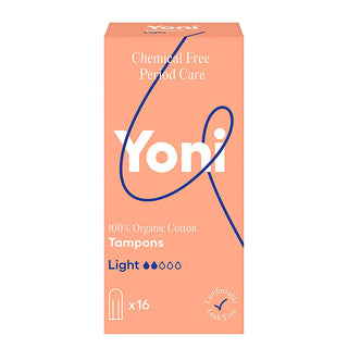 Organic Non Applicator Tampons Light 16 packs