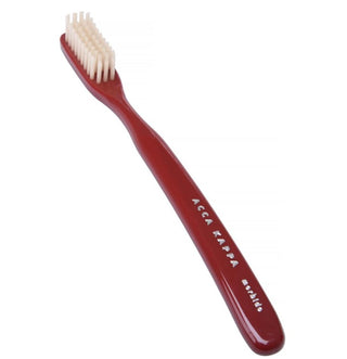 Vintage Red Toothbrush Hard Nylon
