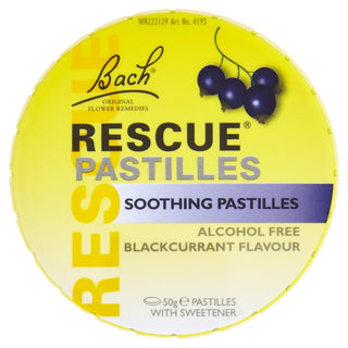 Rescue Soothing Pastilles Blackcurrant Flavour 50g