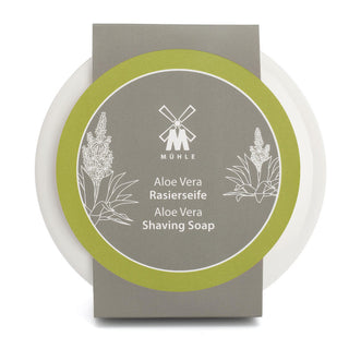 Shave Care, Porcelain Dish Incl. Aloe Vera Shaving Soap 65g