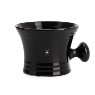 Black Porcelain, Shaving Mug With Handle