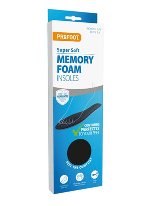 PROFOOT Super Soft Memory Foam Insoles 1 pair