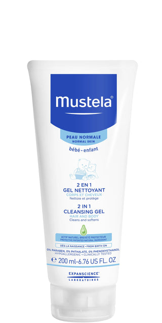 MUSTELA 2 In 1 Cleansing Gel Hair And Body 200ml