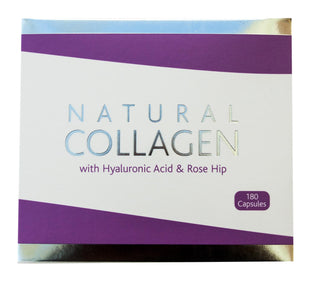 AHS Natural Collagen with Hyaluronic Acid and Rosehips 180 capsules