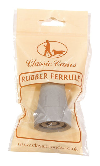 CLASSIC CANES Grey Rubber Ferrule 16mm