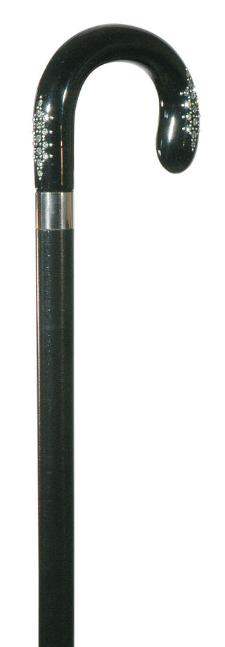 CLASSIC CANES Black Evening cane with Swarovski Elements 1 unit