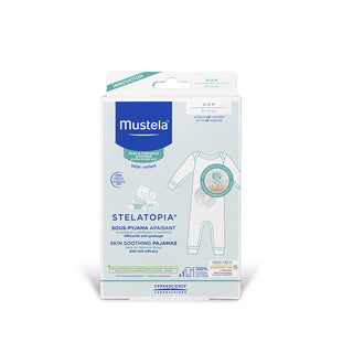 MUSTELA Stelatopia Skin Soothing Pajamas White 6-12 months