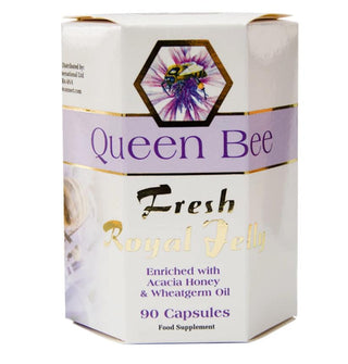 QUEEN BEE Pure Fresh Royal Jelly Capsules 90 capsules
