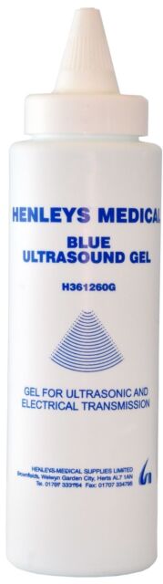 HENLEYS MEDICAL Blue Ultrasound Gel 260g