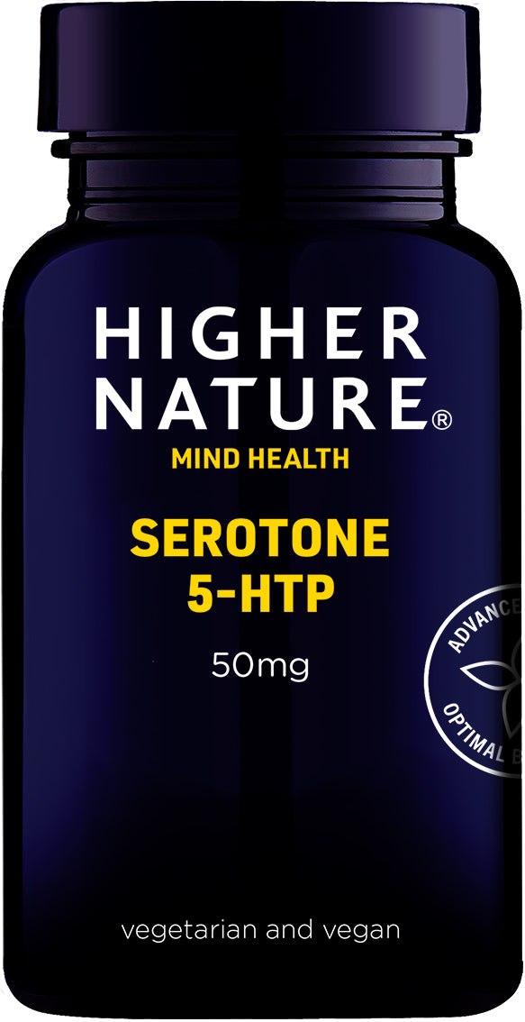 HIGHER NATURE Serotone 5-HTP 90 capsules - John Bell & Croyden