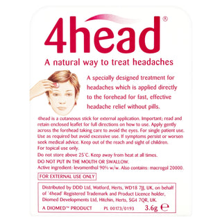 Effective Headache Relief Stick 3.6g